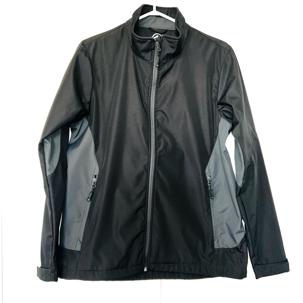 Stormtech Performance Men’s Size Large Jacket Black softshell Windbreaker Gorp